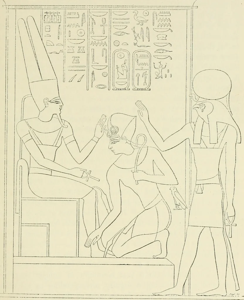 An illustration from A history of art in ancient Egypt, 1883, leaf 128