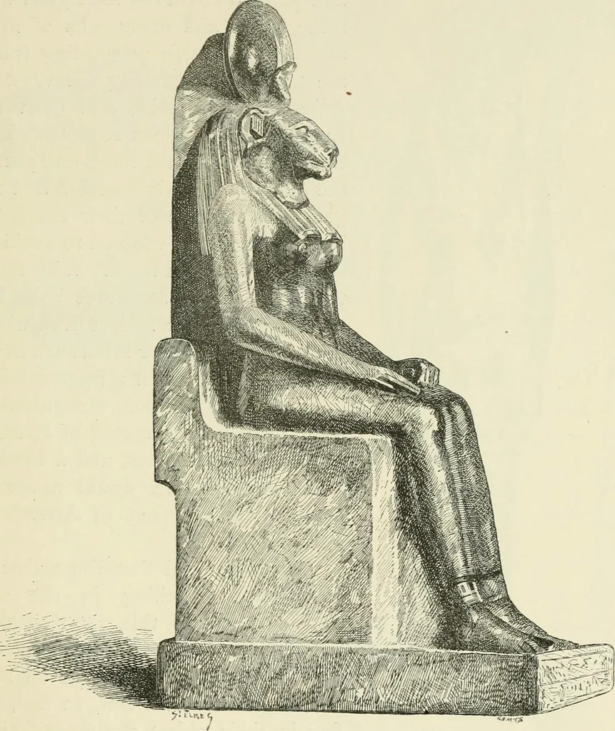 An illustration from A history of art in ancient Egypt, 1883, leaf 142