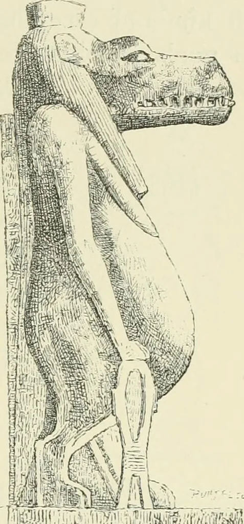 An illustration from A history of art in ancient Egypt, 1883, leaf 146