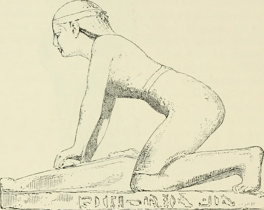 An illustration from A history of art in ancient Egypt, 1883, leaf 157