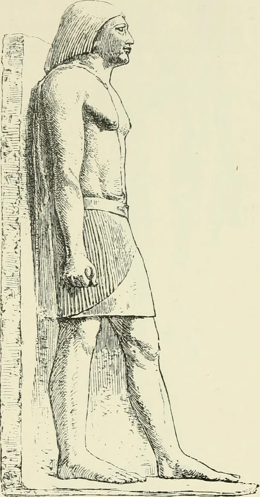 An illustration from A history of art in ancient Egypt, 1883, leaf 158