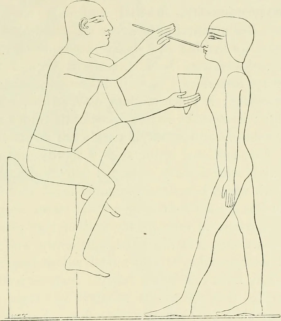 An illustration from A history of art in ancient Egypt, 1883, leaf 168