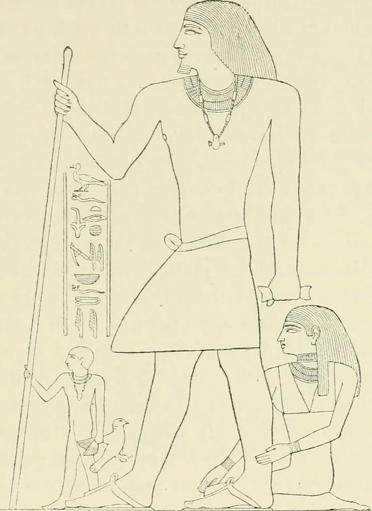 An illustration from A history of art in ancient Egypt, 1883, leaf 174