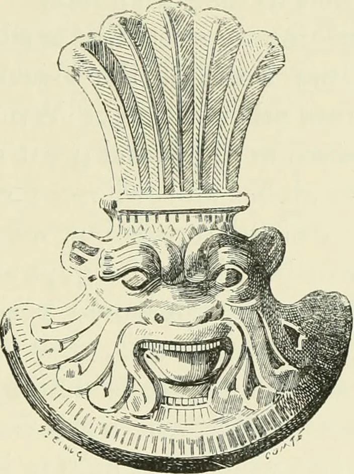 An illustration from A history of art in ancient Egypt, 1883, leaf 176