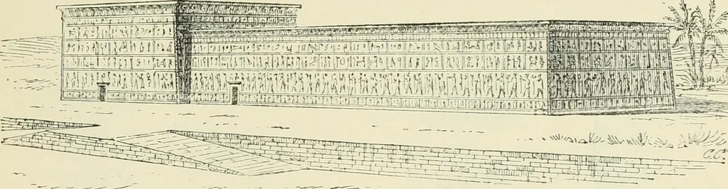 An illustration from A history of art in ancient Egypt, 1883, leaf 182