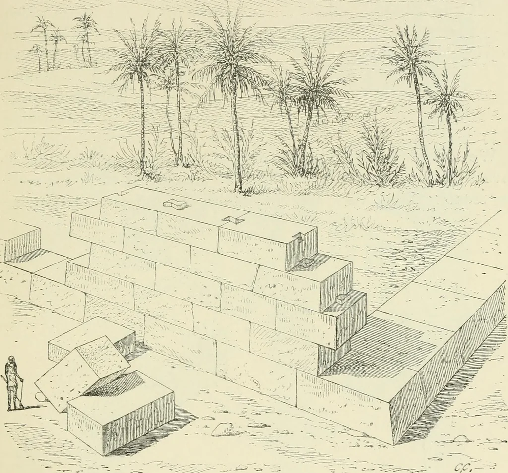 An illustration from A history of art in ancient Egypt, 1883, leaf 192
