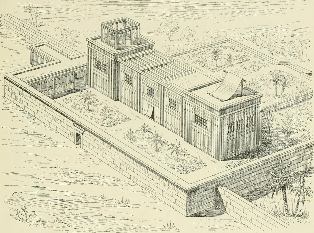 An illustration from A history of art in ancient Egypt, 1883, leaf 202