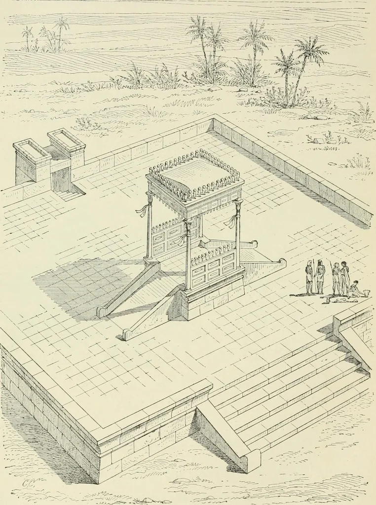 An illustration from A history of art in ancient Egypt, 1883, leaf 203