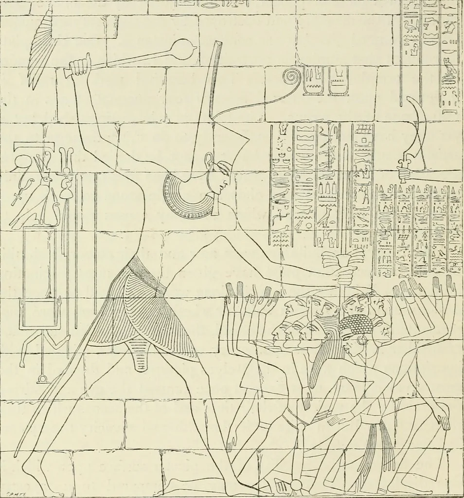 An illustration from A history of art in ancient Egypt, 1883, leaf 209