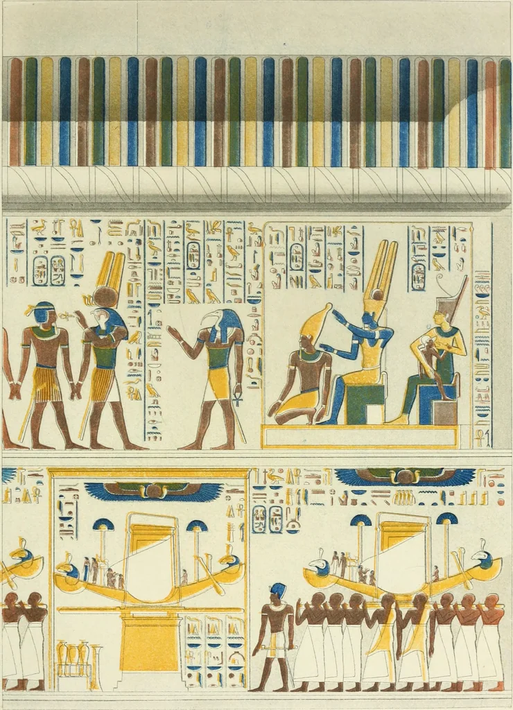 An illustration from A history of art in ancient Egypt, 1883, leaf 210