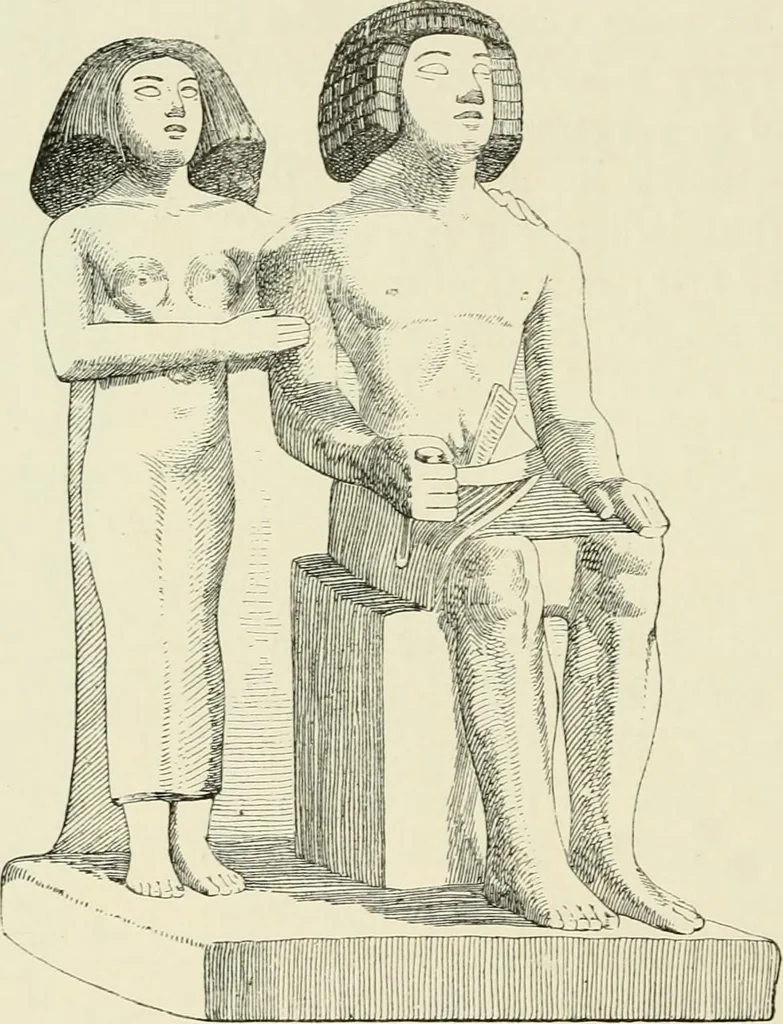 An illustration from A history of art in ancient Egypt, 1883, leaf 227