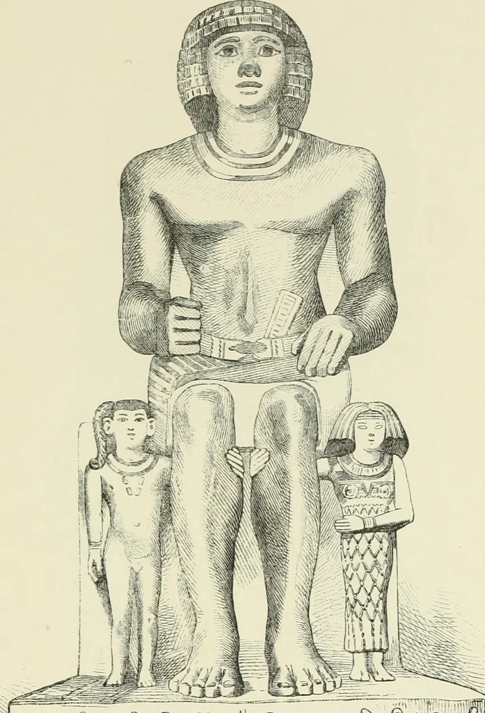 An illustration from A history of art in ancient Egypt, 1883, leaf 228