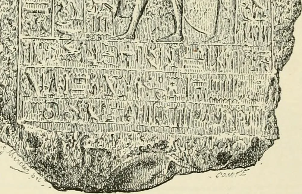 An illustration from A history of art in ancient Egypt, 1883, leaf 229