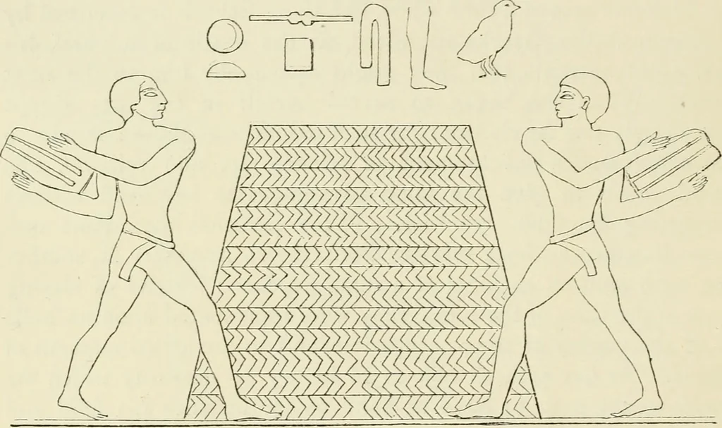 An illustration from A history of art in ancient Egypt, 1883, leaf 235
