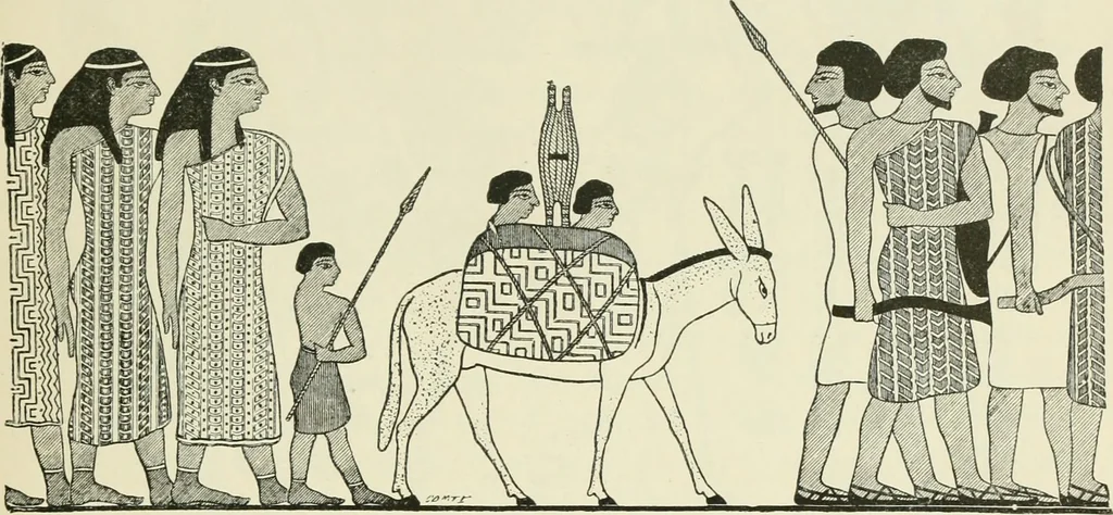 An illustration from A history of art in ancient Egypt, 1883, leaf 242