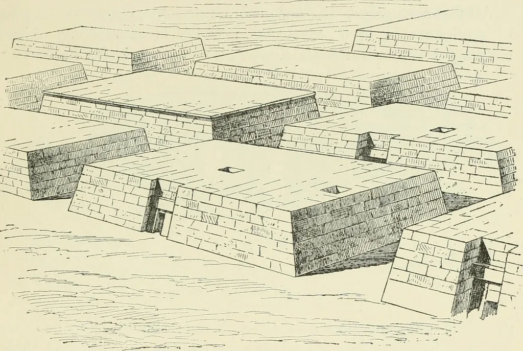 An illustration from A history of art in ancient Egypt, 1883, leaf 258