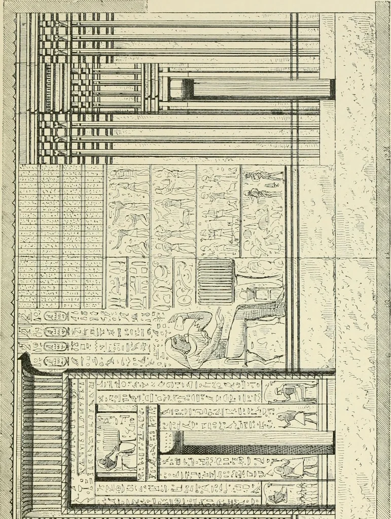 An illustration from A history of art in ancient Egypt, 1883, leaf 264