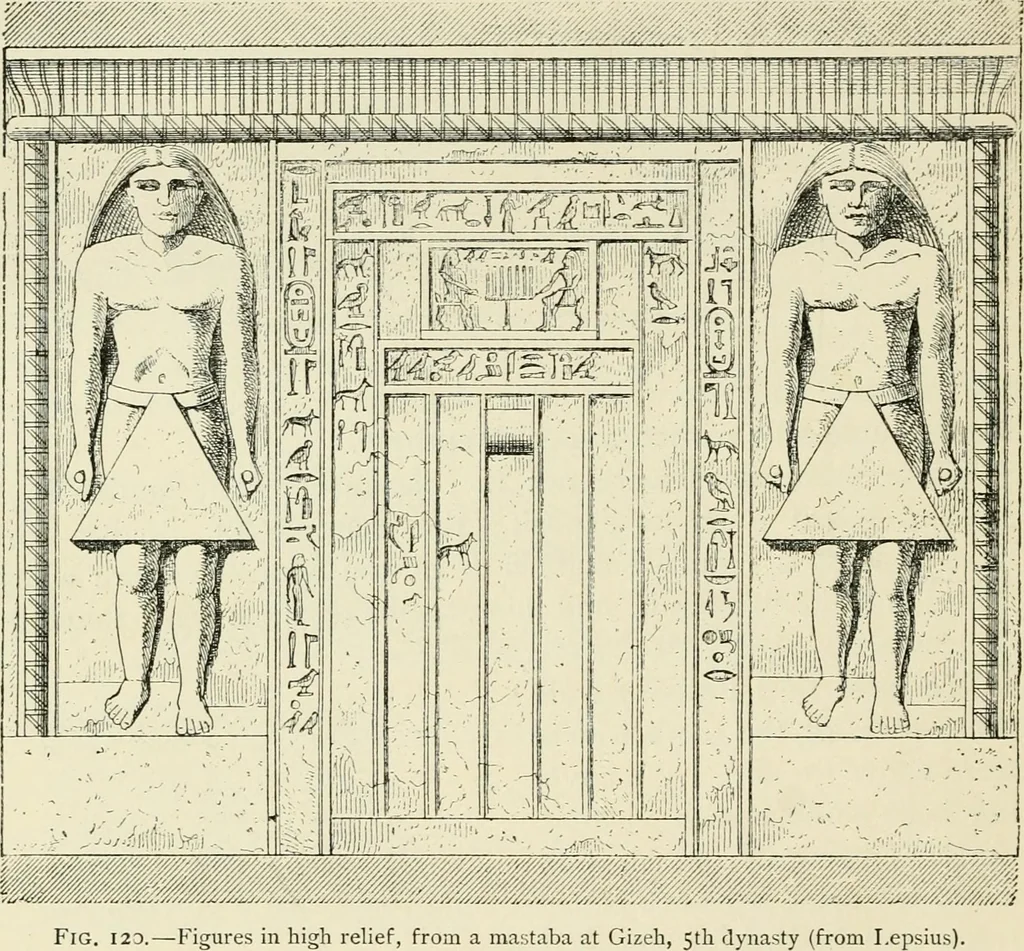 An illustration from A history of art in ancient Egypt, 1883, leaf 269