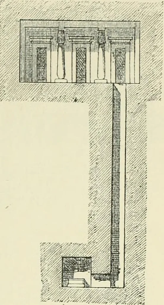 An illustration from A history of art in ancient Egypt, 1883, leaf 270