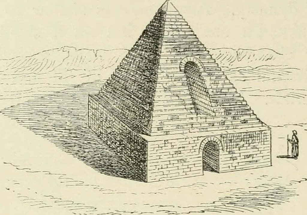 An illustration from A history of art in ancient Egypt, 1883, leaf 333