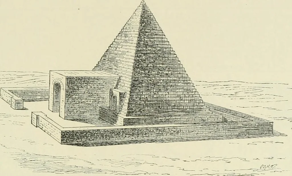 An illustration from A history of art in ancient Egypt, 1883, leaf 334