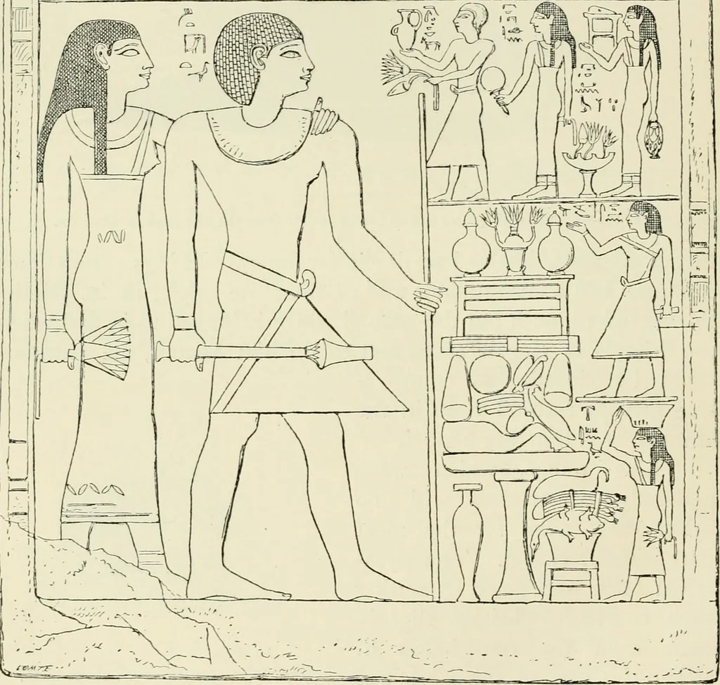 An illustration from A history of art in ancient Egypt, 1883, leaf 335