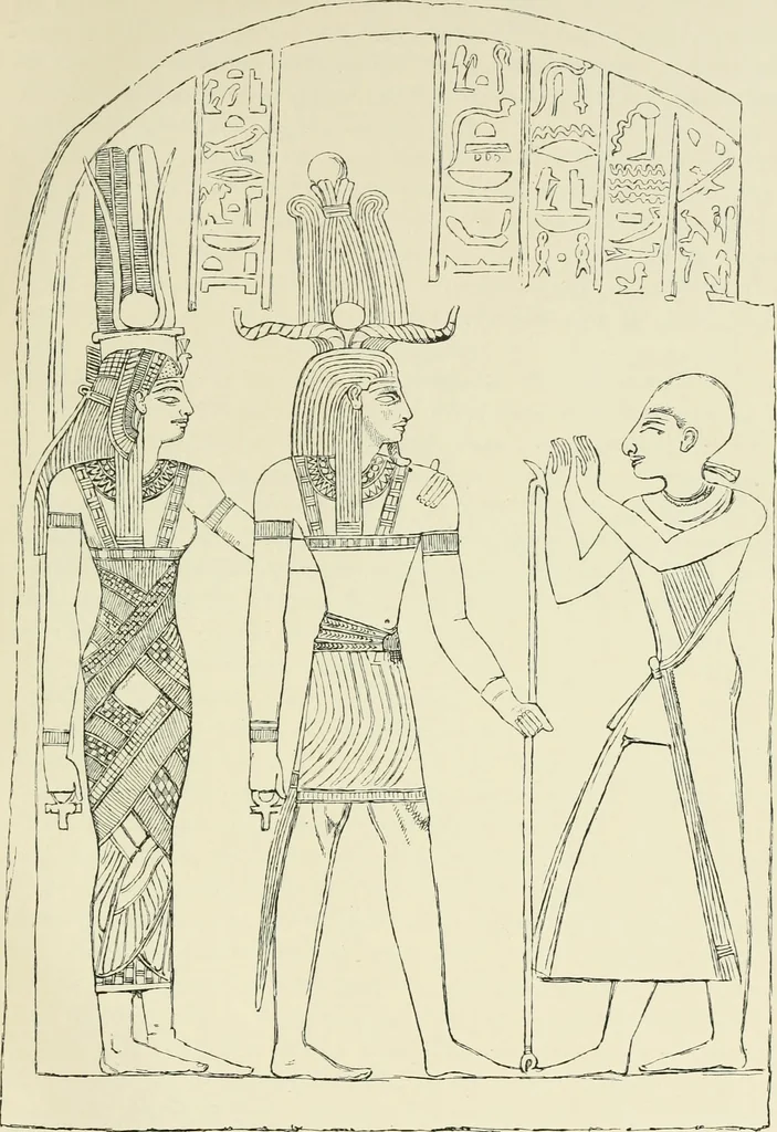 An illustration from A history of art in ancient Egypt, 1883, leaf 336