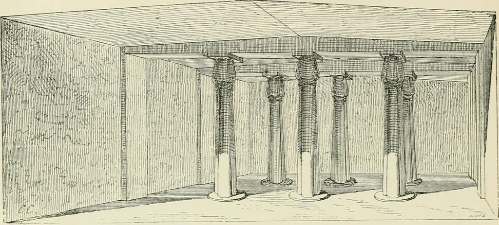 An illustration from A history of art in ancient Egypt, 1883, leaf 341