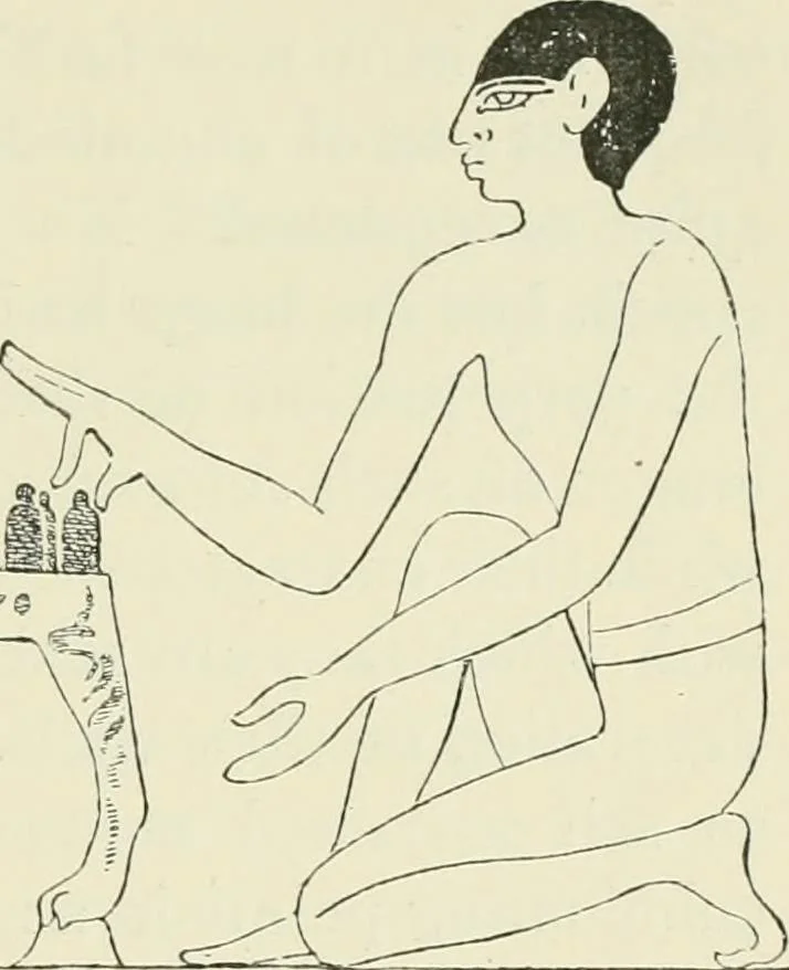An illustration from A history of art in ancient Egypt, 1883, leaf 342