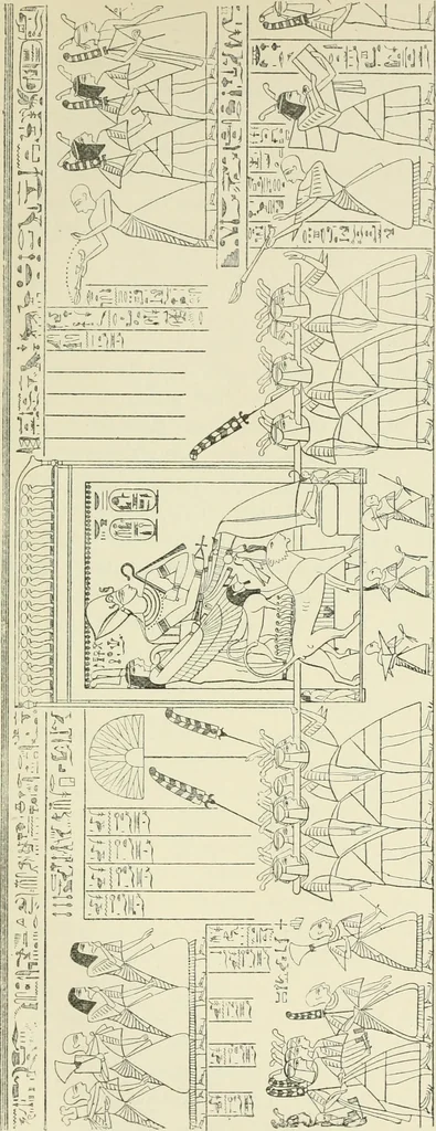 An illustration from A history of art in ancient Egypt, 1883, leaf 350
