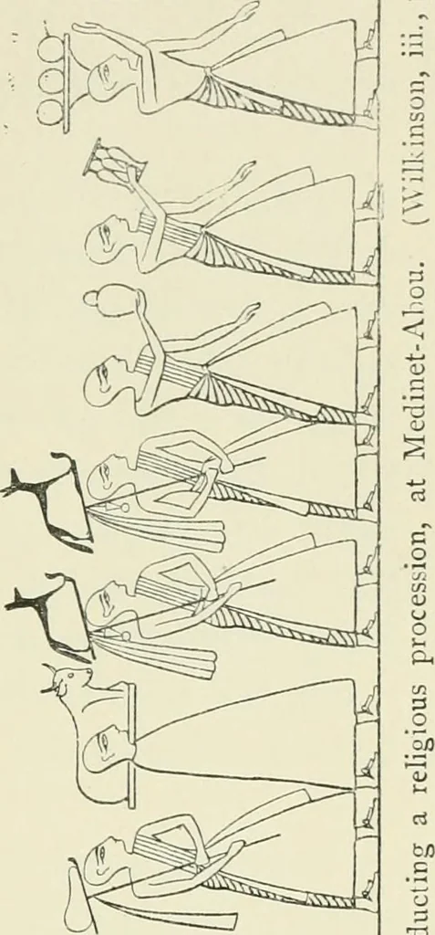 An illustration from A history of art in ancient Egypt, 1883, leaf 350