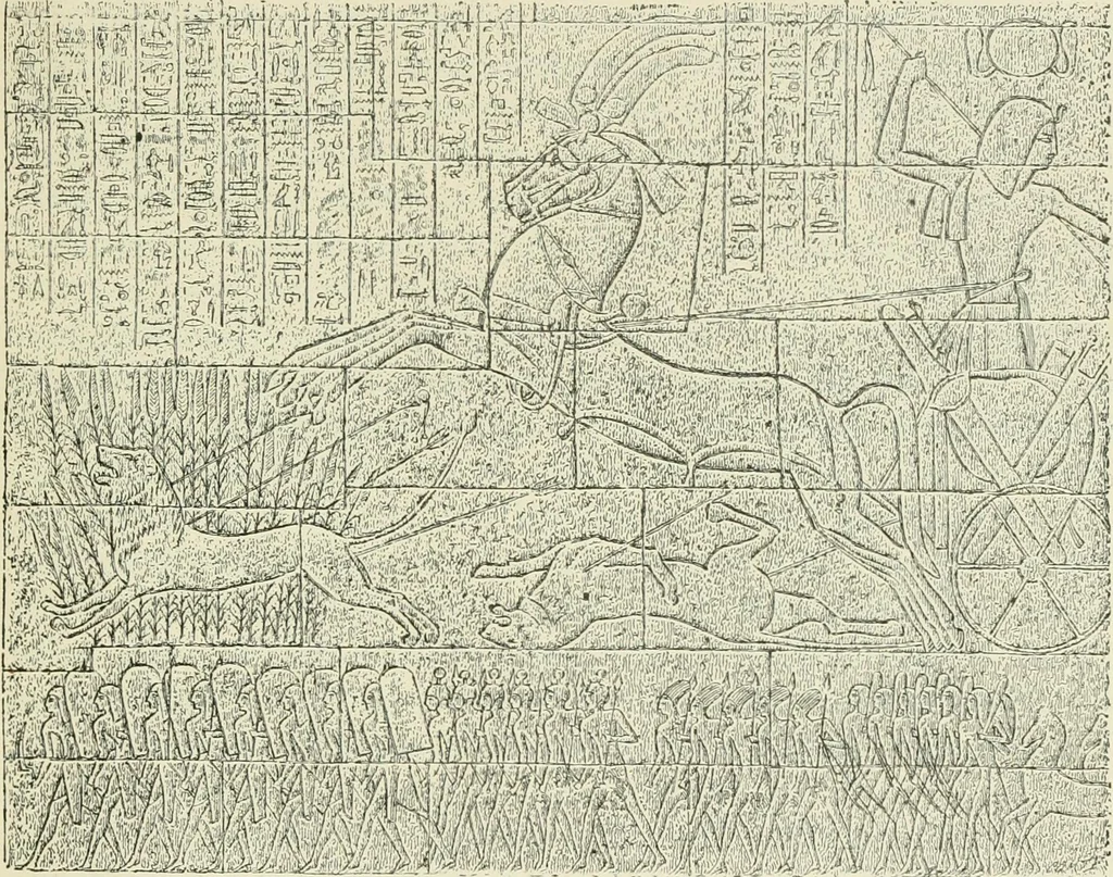 An illustration from A history of art in ancient Egypt, 1883, leaf 354