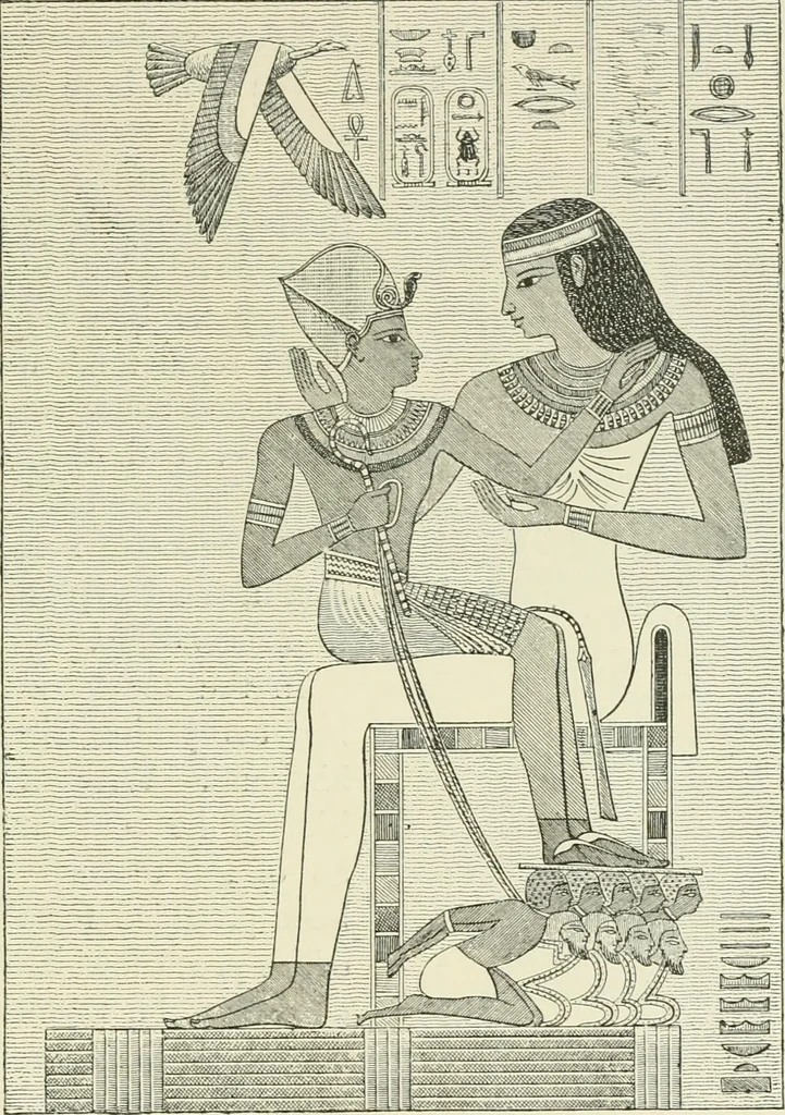An illustration from A history of art in ancient Egypt, 1883, leaf 362