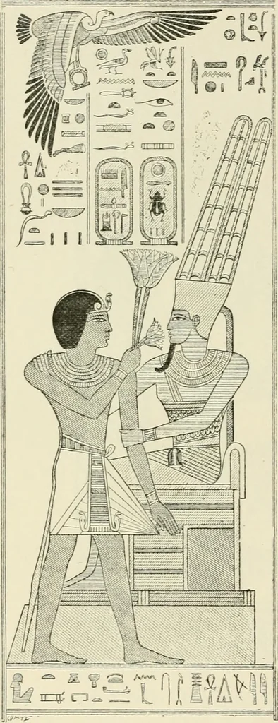 An illustration from A history of art in ancient Egypt, 1883, leaf 363