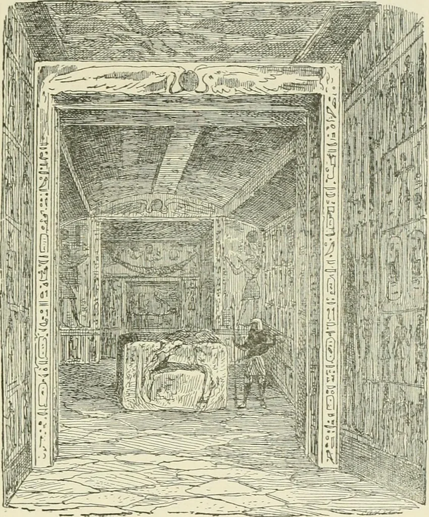 An illustration from A history of art in ancient Egypt, 1883, leaf 372