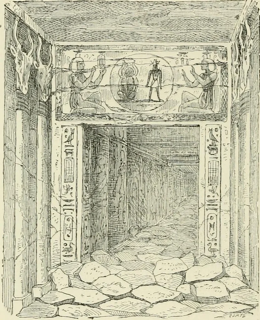 An illustration from A history of art in ancient Egypt, 1883, leaf 373