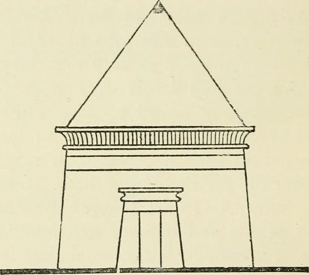 An illustration from A history of art in ancient Egypt, 1883, leaf 383