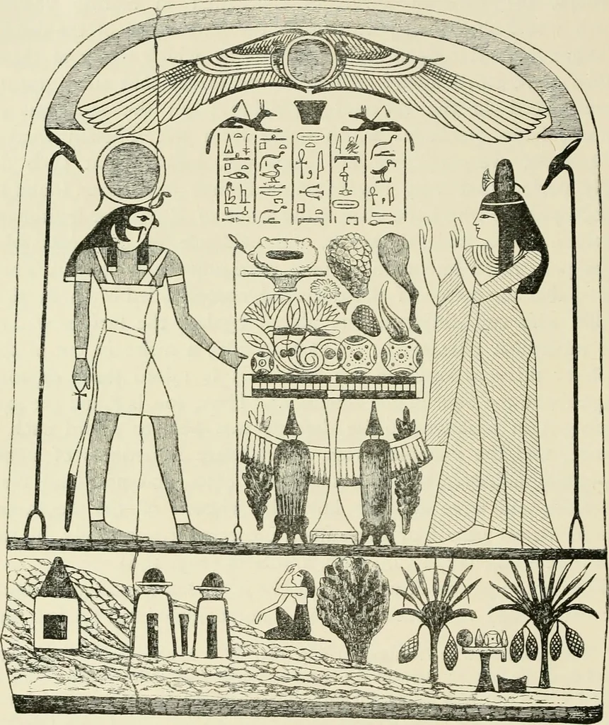An illustration from A history of art in ancient Egypt, 1883, leaf 391