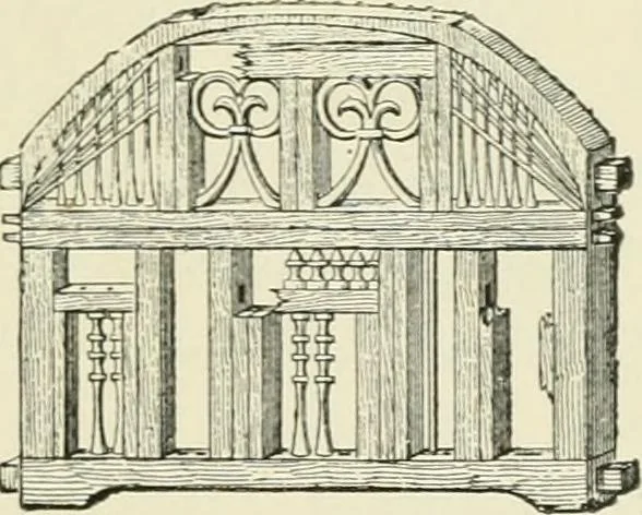 An illustration from A history of art in ancient Egypt, 1883, leaf 406