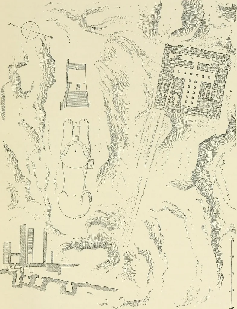 An illustration from A history of art in ancient Egypt, 1883, leaf 420