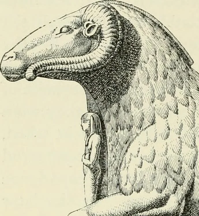 An illustration from A history of art in ancient Egypt, 1883, leaf 425