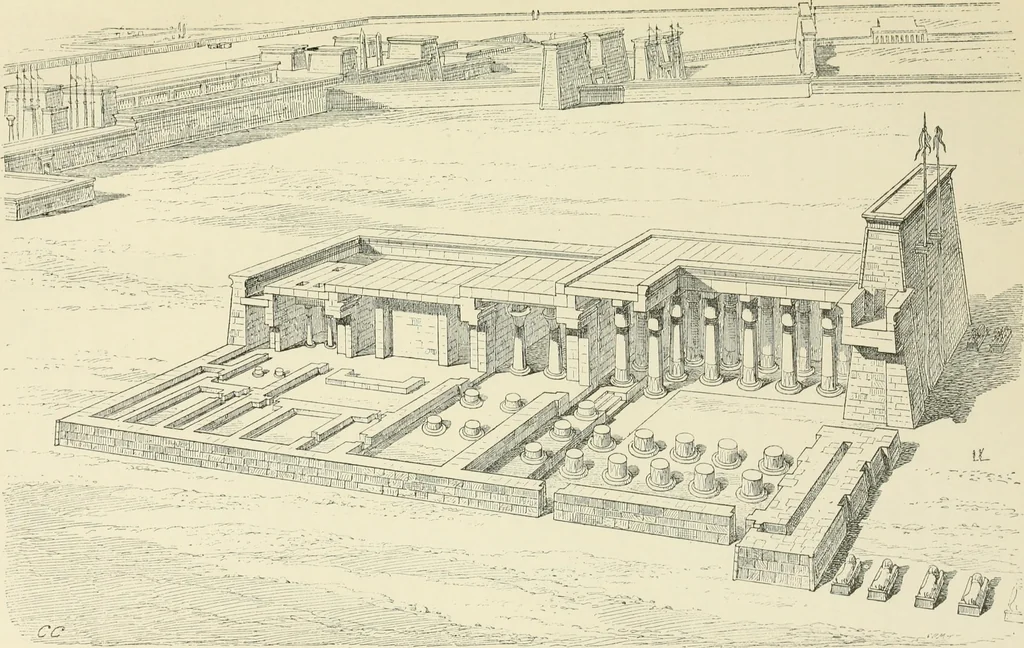 An illustration from A history of art in ancient Egypt, 1883, leaf 438