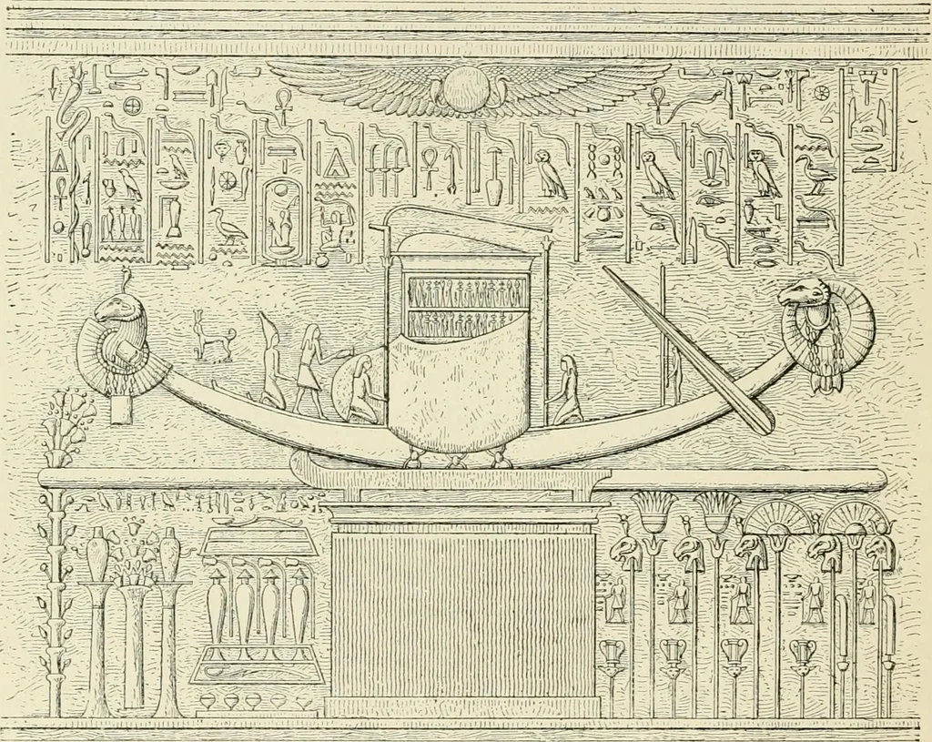 An illustration from A history of art in ancient Egypt, 1883, leaf 441