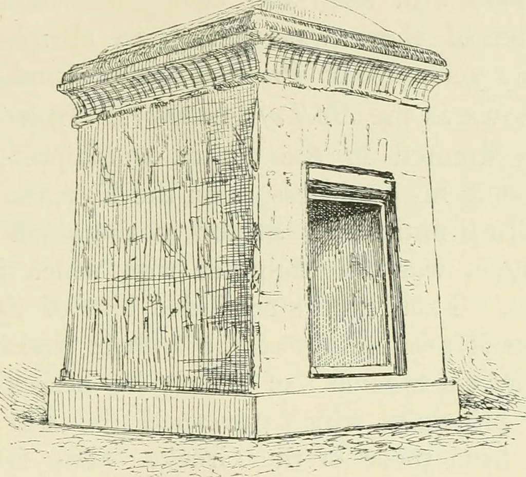 An illustration from A history of art in ancient Egypt, 1883, leaf 444