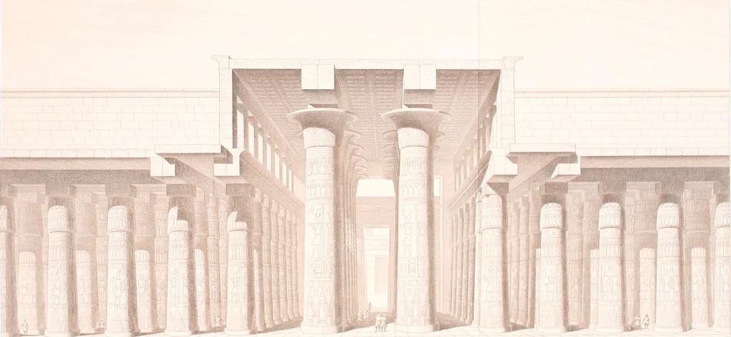 An illustration from A history of art in ancient Egypt, 1883, leaf 460