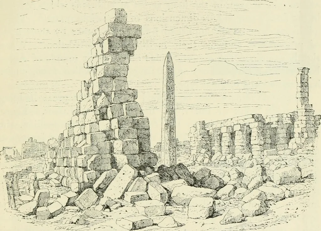 An illustration from A history of art in ancient Egypt, 1883, leaf 462