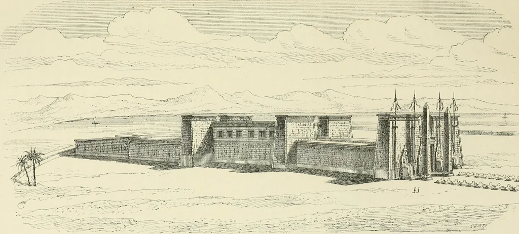 An illustration from A history of art in ancient Egypt, 1883, leaf 466