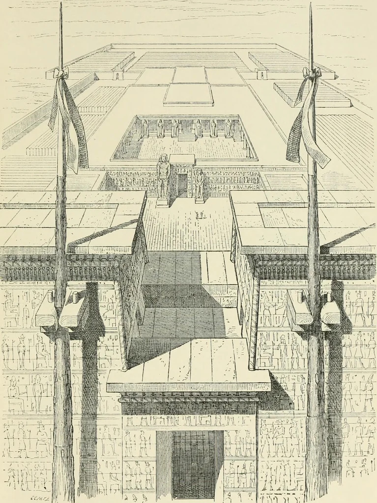An illustration from A history of art in ancient Egypt, 1883, leaf 474