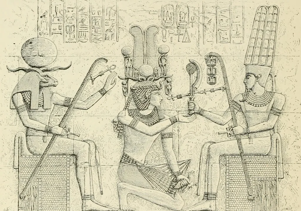 An illustration from A history of art in ancient Egypt, 1883, leaf 485