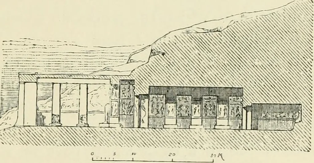 An illustration from A history of art in ancient Egypt, 1883, leaf 504